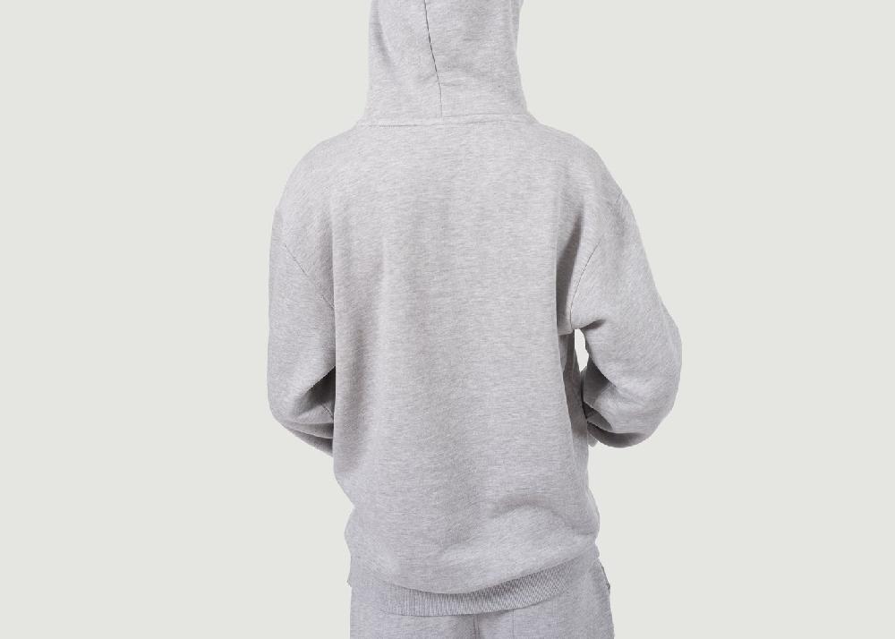 L'exception Hoodie Cravan Gris Léger Talc Paris