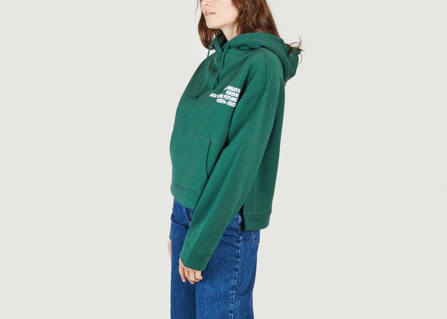 L'exception Hoodie Cure Cropped Vert Axel Arigato