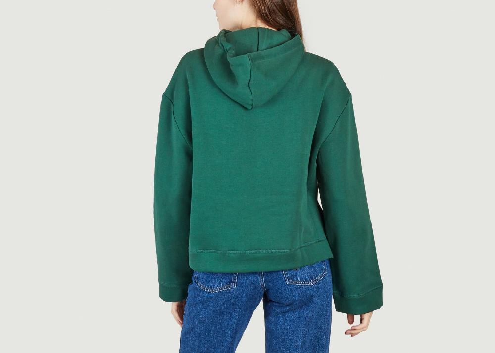 L'exception Hoodie Cure Cropped Vert Axel Arigato