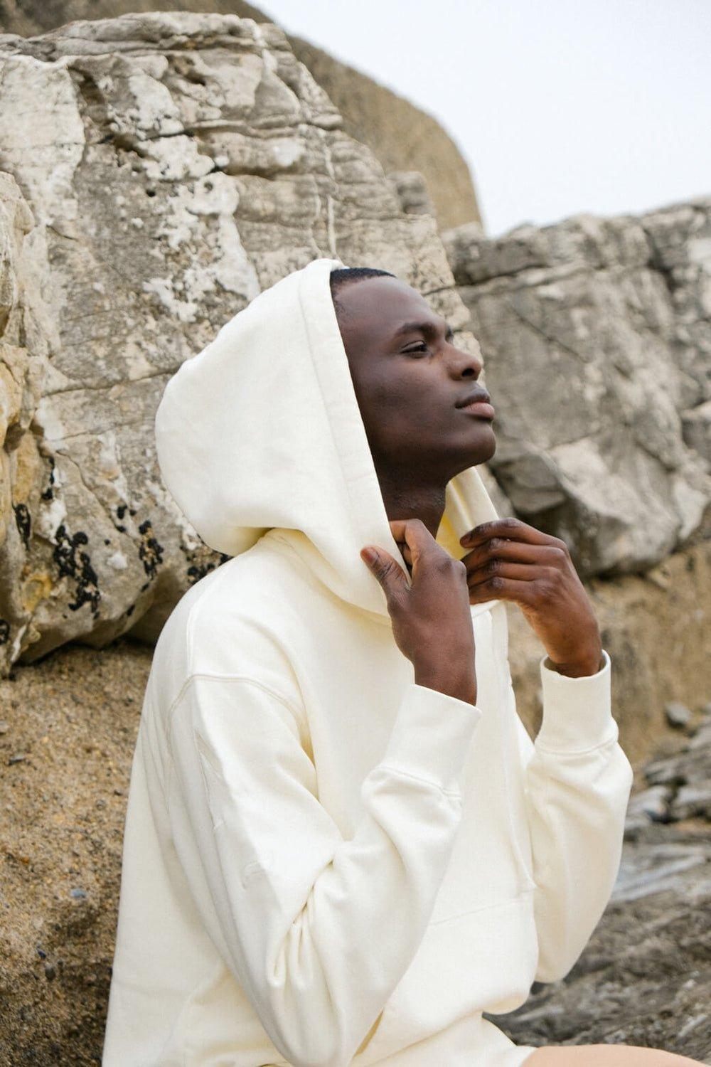 L'exception Hoodie En Coton Biologique Crème Apnee