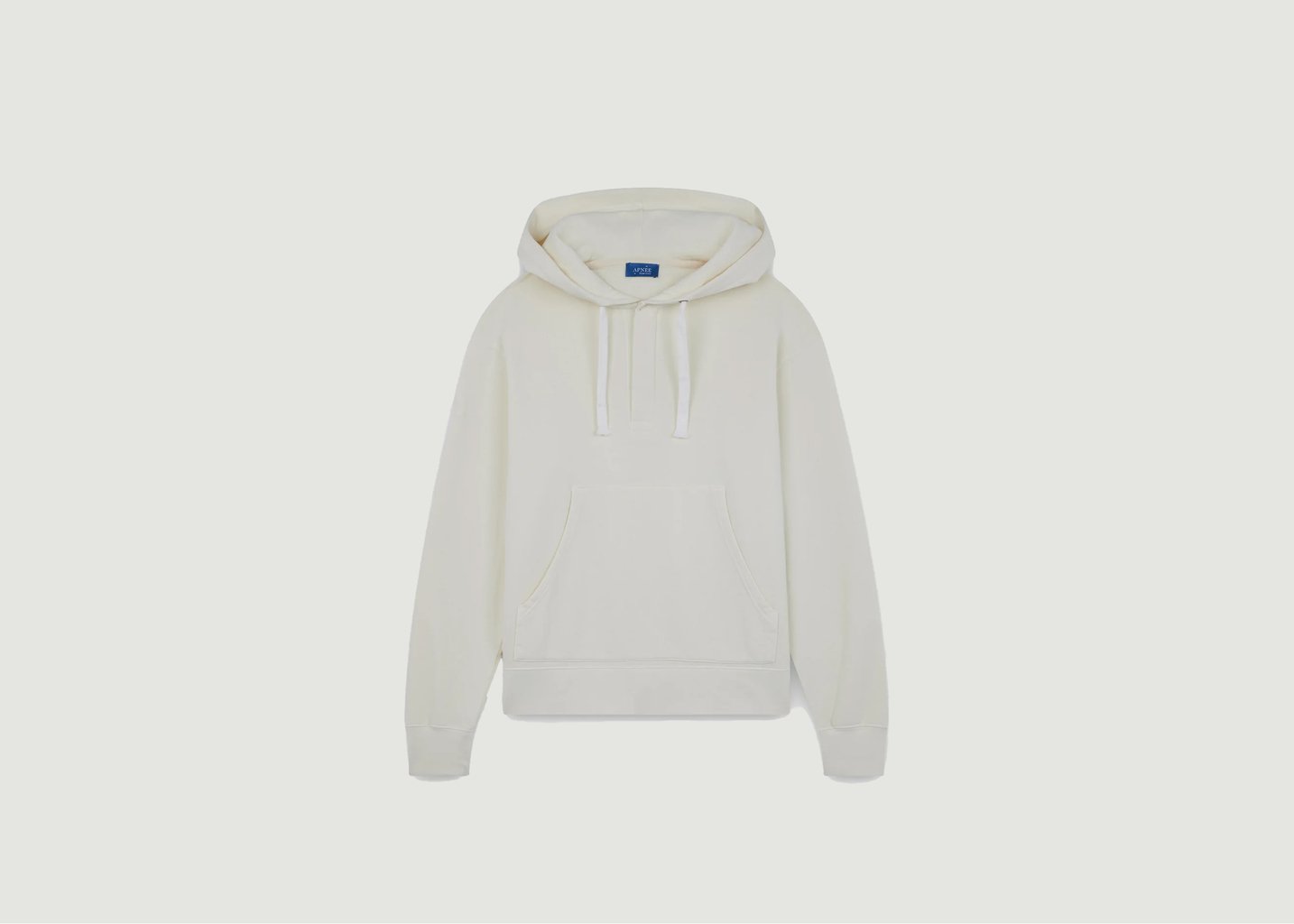 l'exception Hoodie en coton biologique Crème Apnee