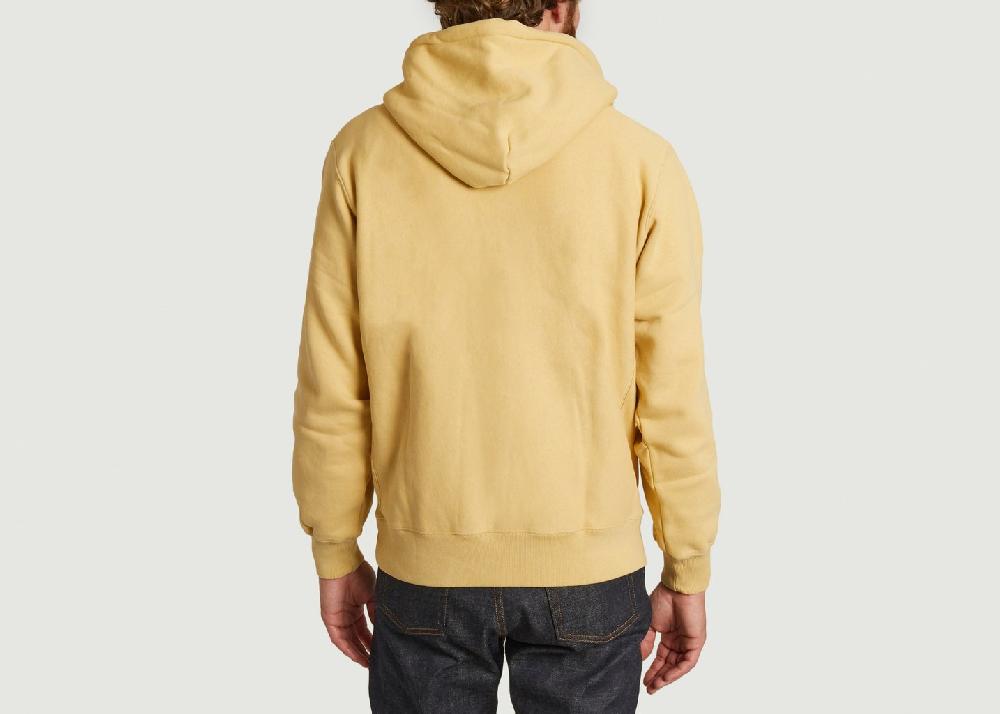 L'exception Hoodie Fredrik Jaune Nudie Jeans