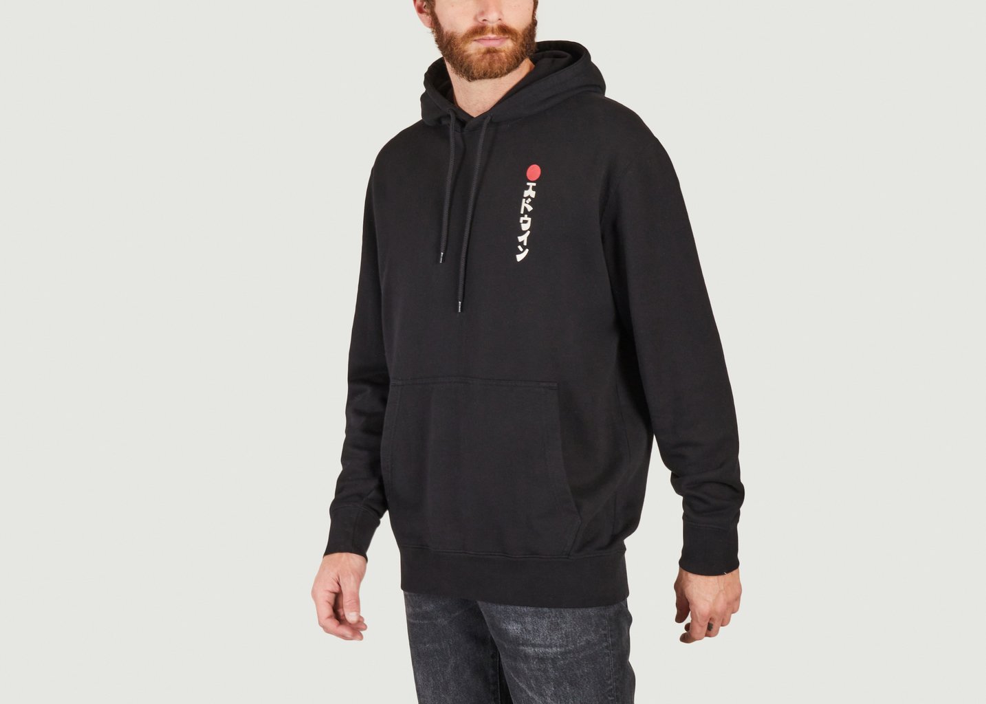 L'exception Hoodie Kamifuji Noir Edwin