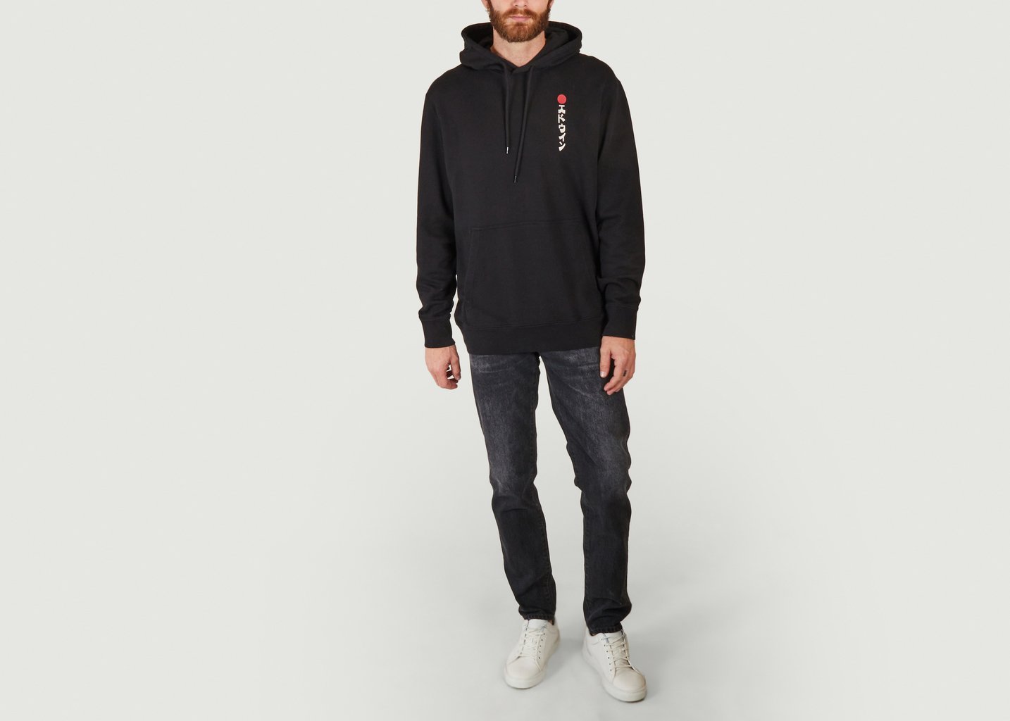 L'exception Hoodie Kamifuji Noir Edwin