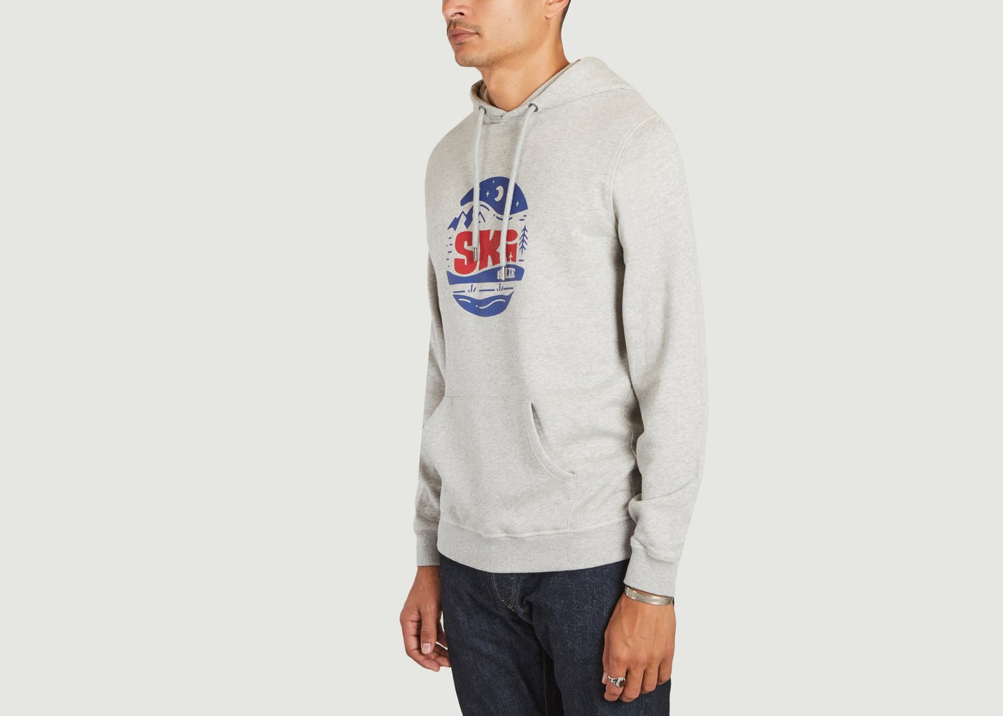 L'exception Hoodie Le Ski Gris Kulte