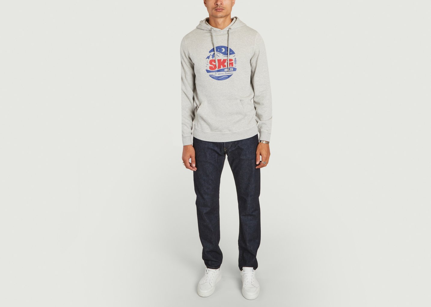 L'exception Hoodie Le Ski Gris Kulte