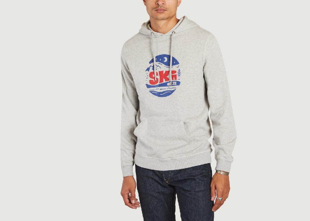 l'exception Hoodie Le Ski Gris Kulte
