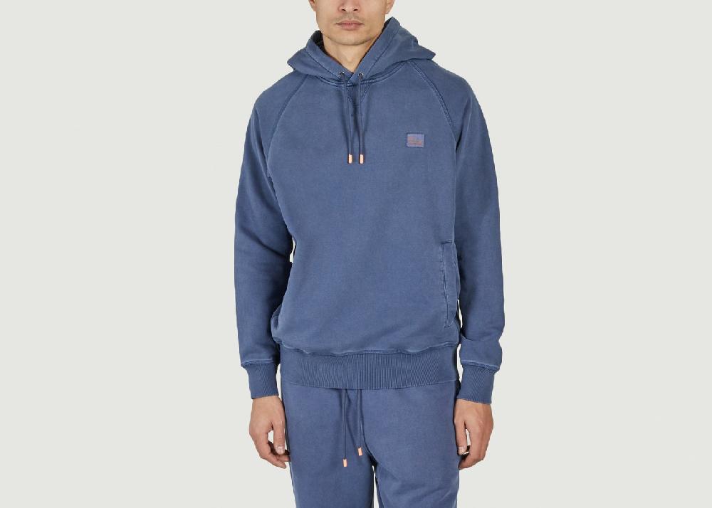L'exception Hoodie Logo Indigo M.C. Overalls