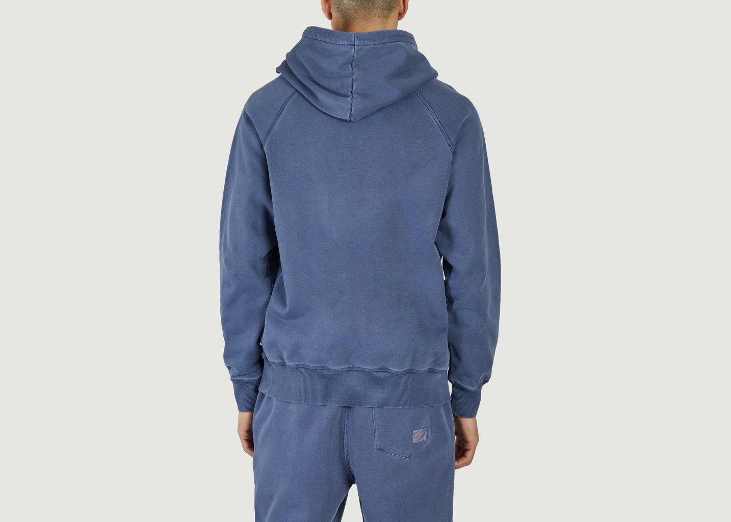 L'exception Hoodie Logo Indigo M.C. Overalls