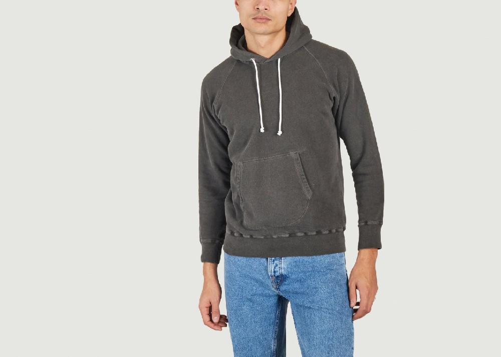 l'exception Hoodie manches raglan P/O Noir Good On