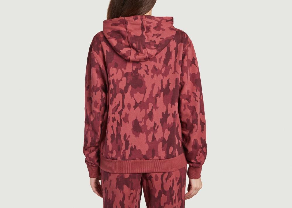 L'exception Hoodie Noreo Camo Bordeaux Ellesse