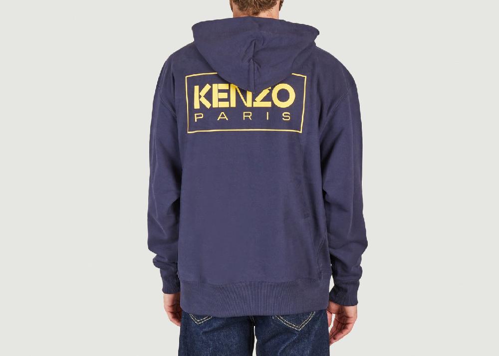 L'exception Hoodie Oversize Bleu Marine Kenzo