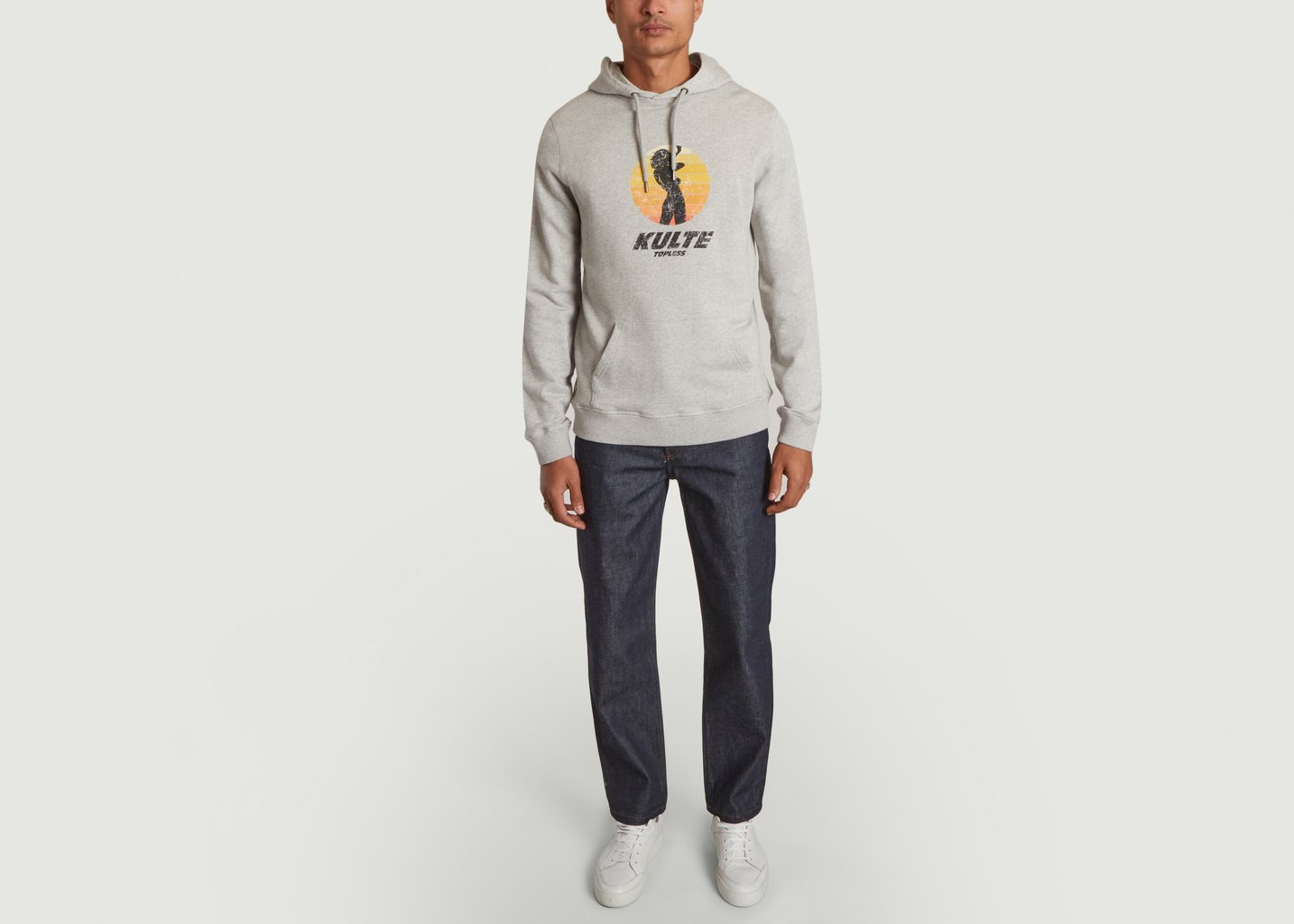L'exception Hoodie Topless Gris Kulte