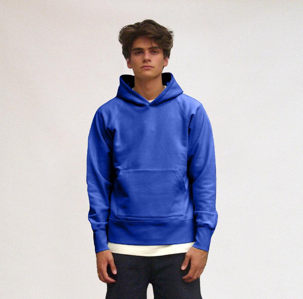 L'exception Hoodie Uni Bleu Verlan