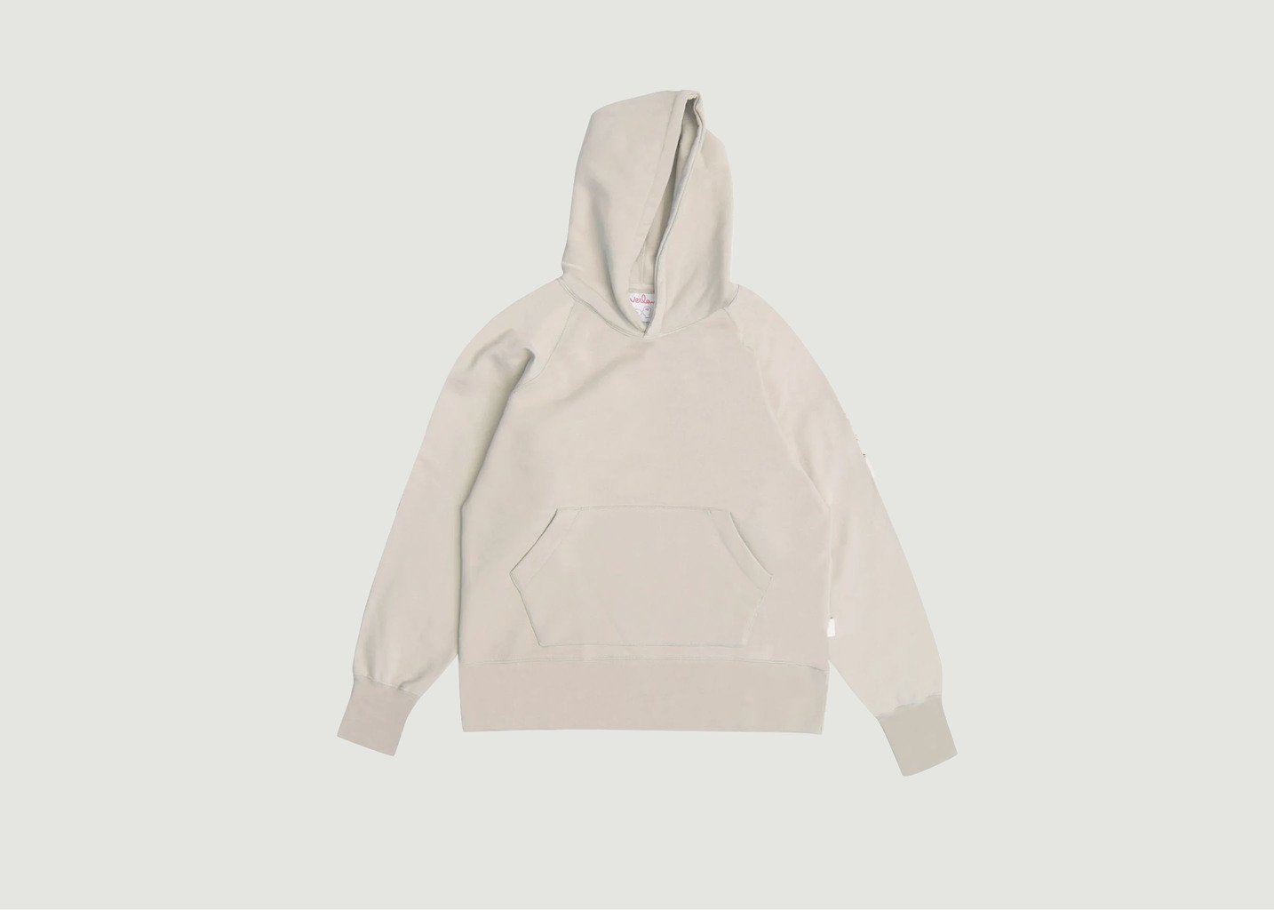 l'exception Hoodie uni Crème Verlan