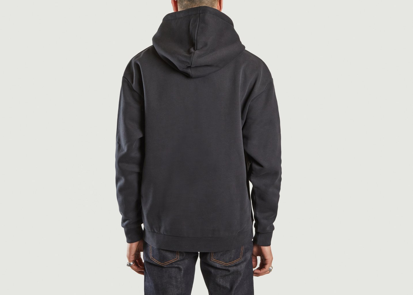 L'exception Hoodie Unisexe Coton Noir Pinqponq
