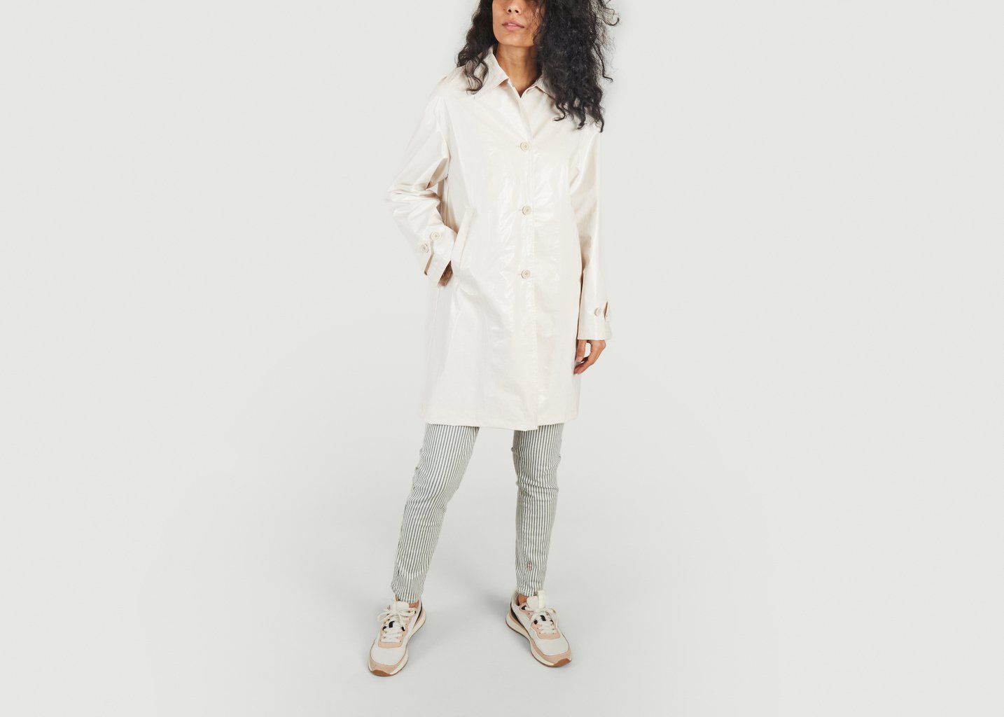 l'exception Imper Dax Ecru Trench & Coat