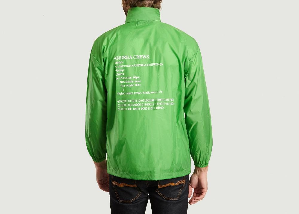 L'exception Imperméable Windy Vert Andrea Crews