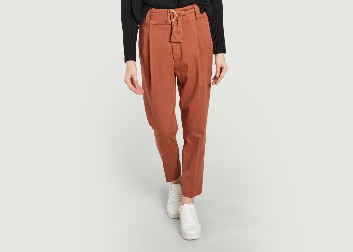 l'exception Jean Ava taille haute Brique Reiko