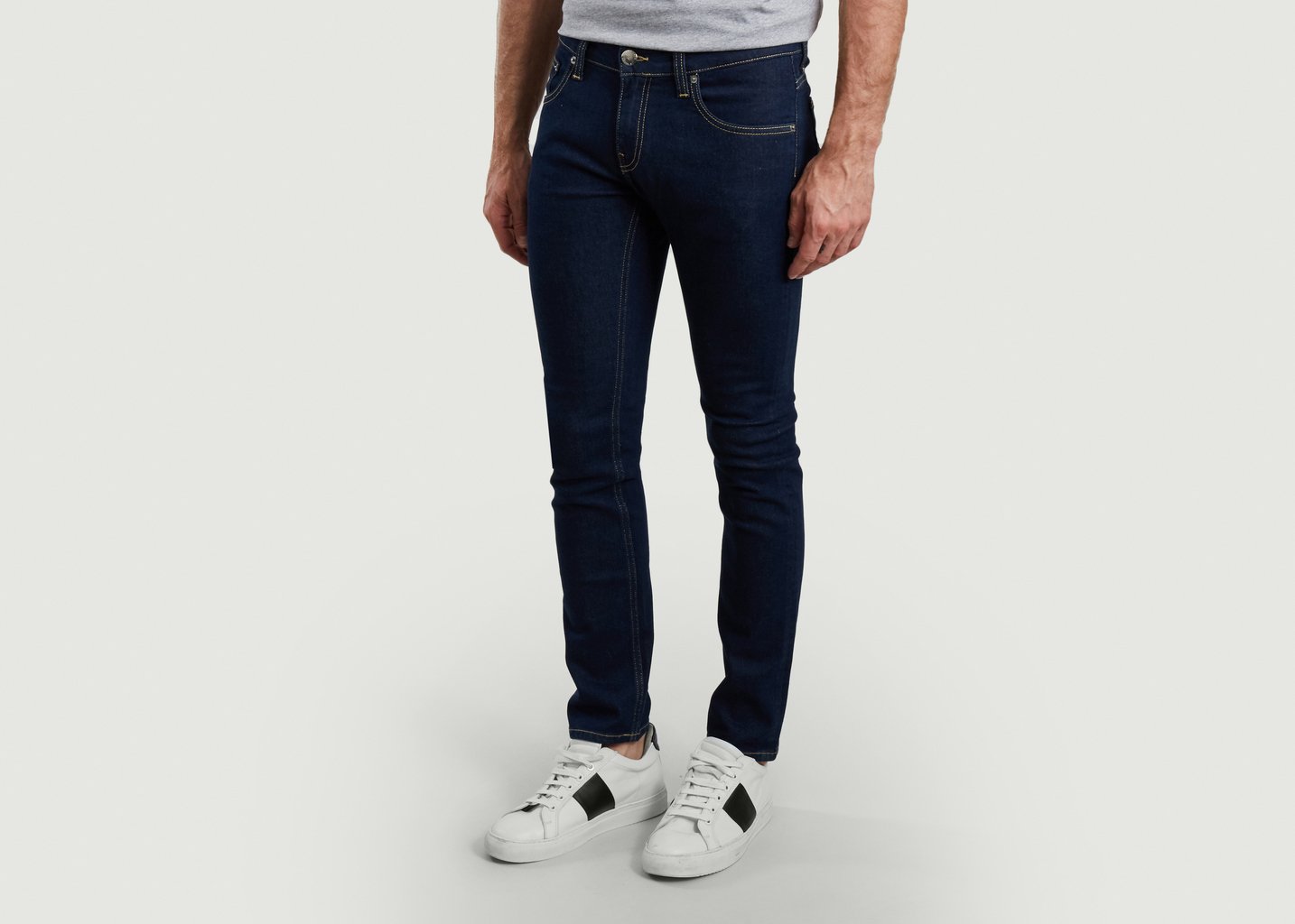 L'exception Jean Brut Slim Lassen Brut Mud Jeans