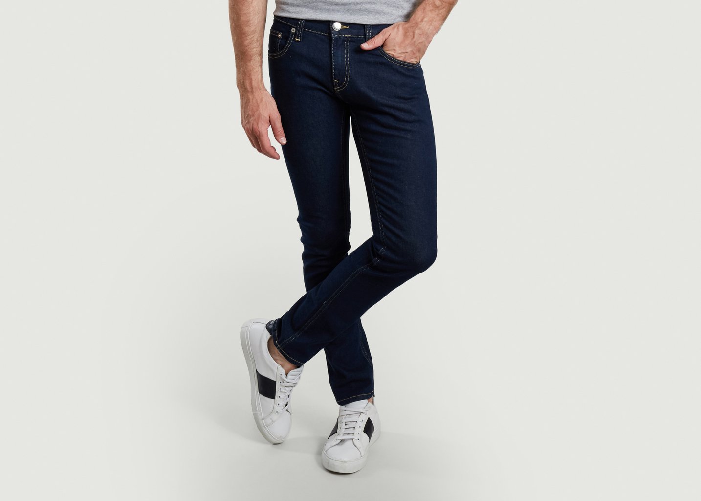 l'exception Jean brut Slim Lassen Brut Mud Jeans