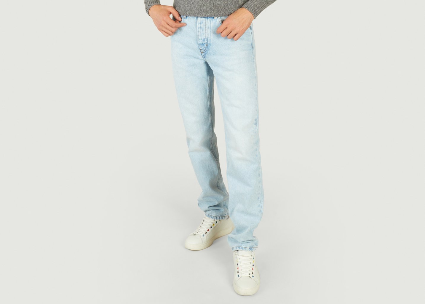 L'exception Jean Classic Fit Bleu Clair AMI Paris