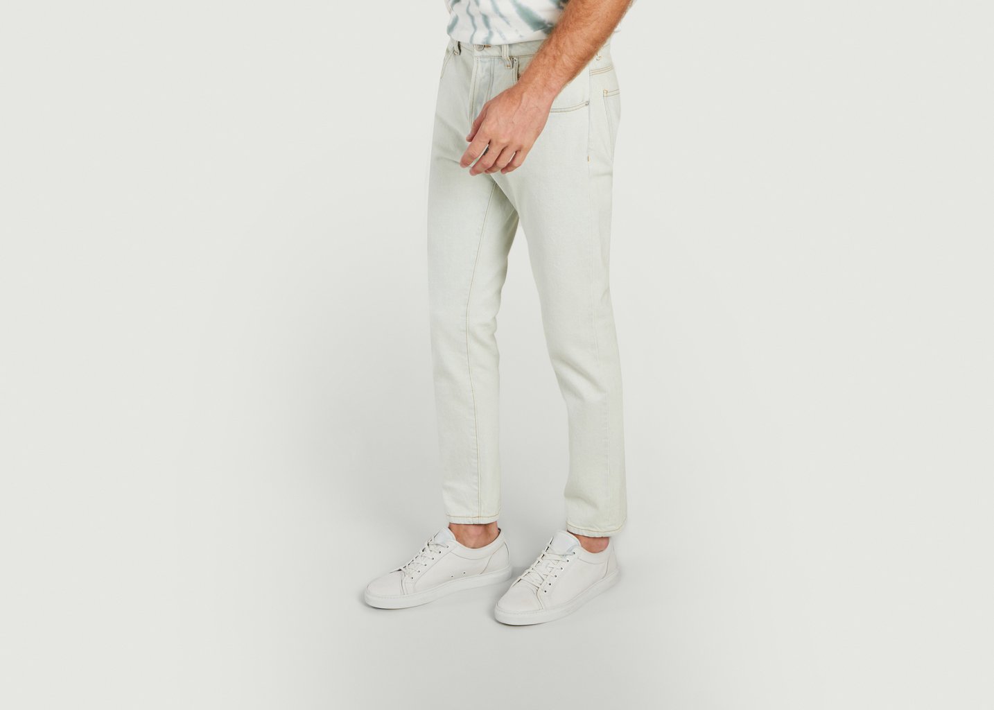 L'exception Jean Court Fuselé Bleu Kenzo