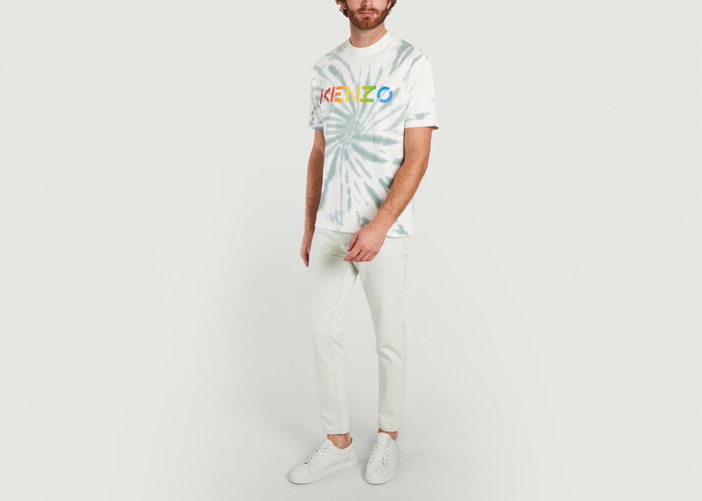 L'exception Jean Court Fuselé Bleu Kenzo