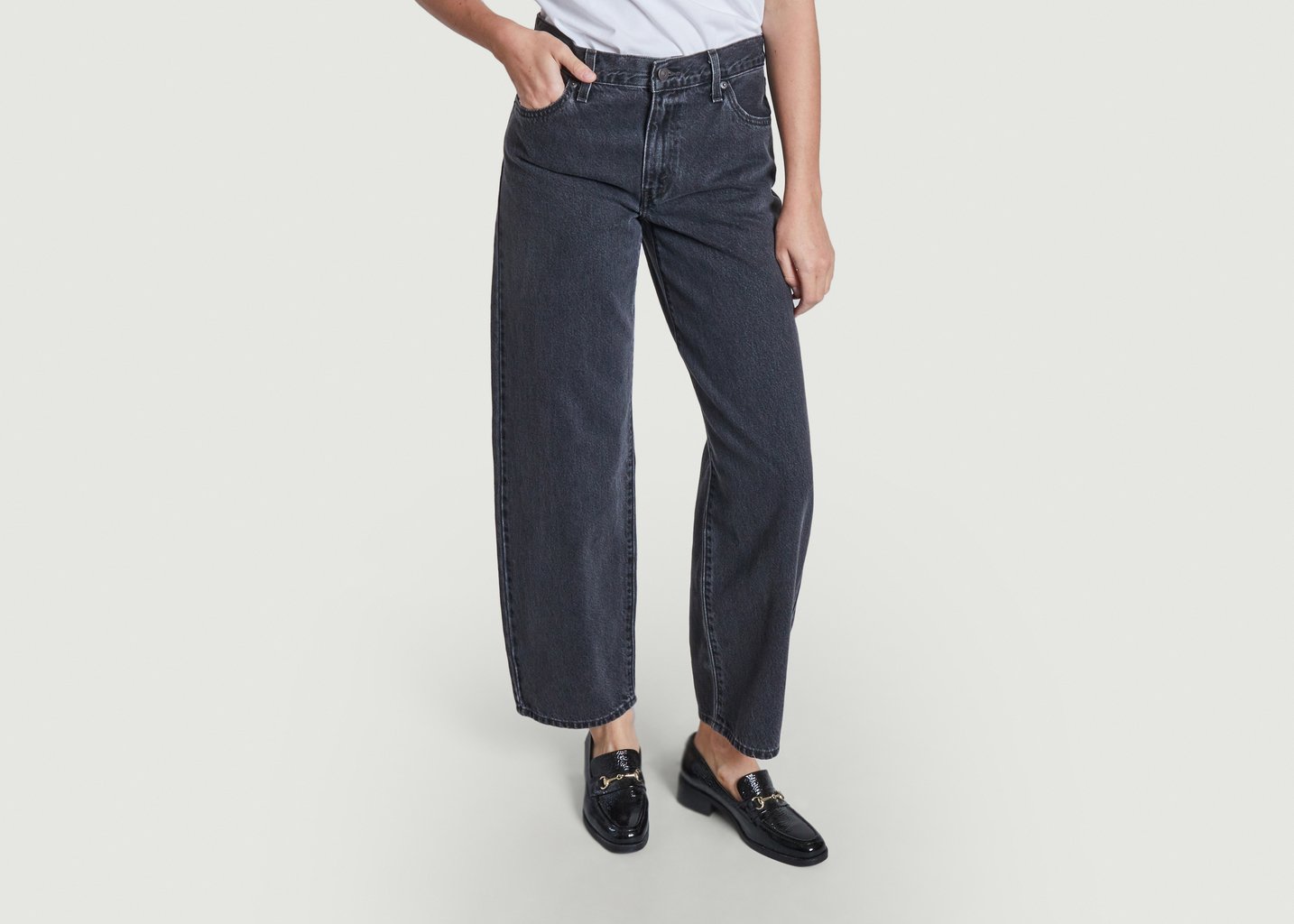 L'exception Jean Dad Baggy Noir Levi's Red Tab