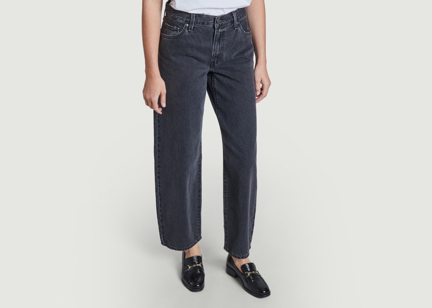 L'exception Jean Dad Baggy Noir Levi's Red Tab