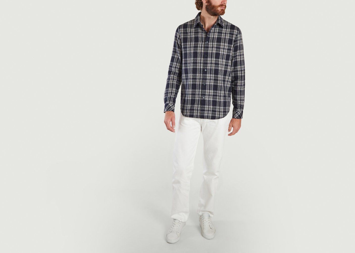 L'exception Jean Droit Blanc M.C. Overalls