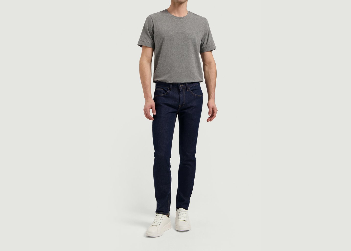 l'exception Jean Dunn Low Tapered Brut Mud Jeans