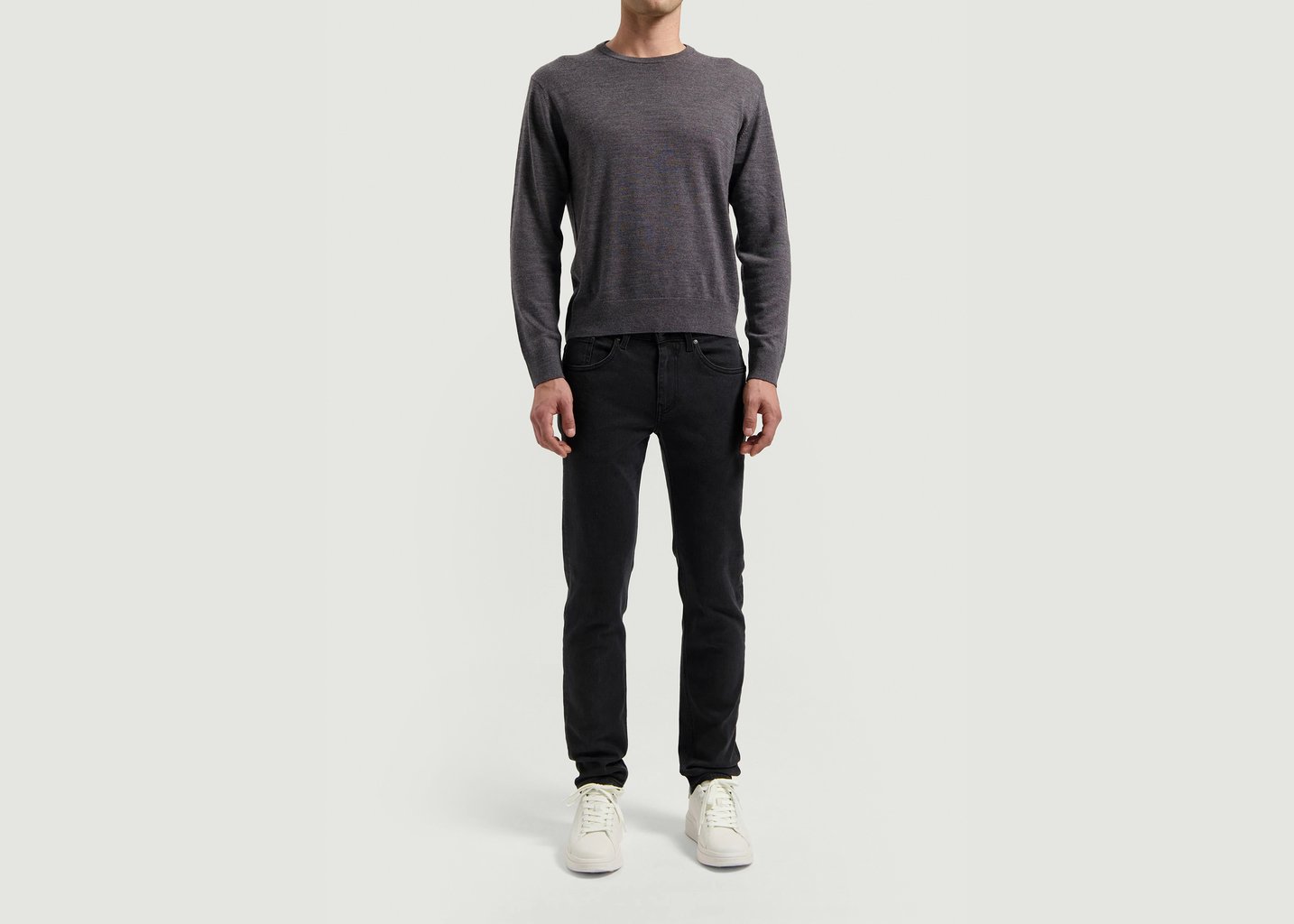 l'exception Jean Dunn Low Tapered Noir Mud Jeans