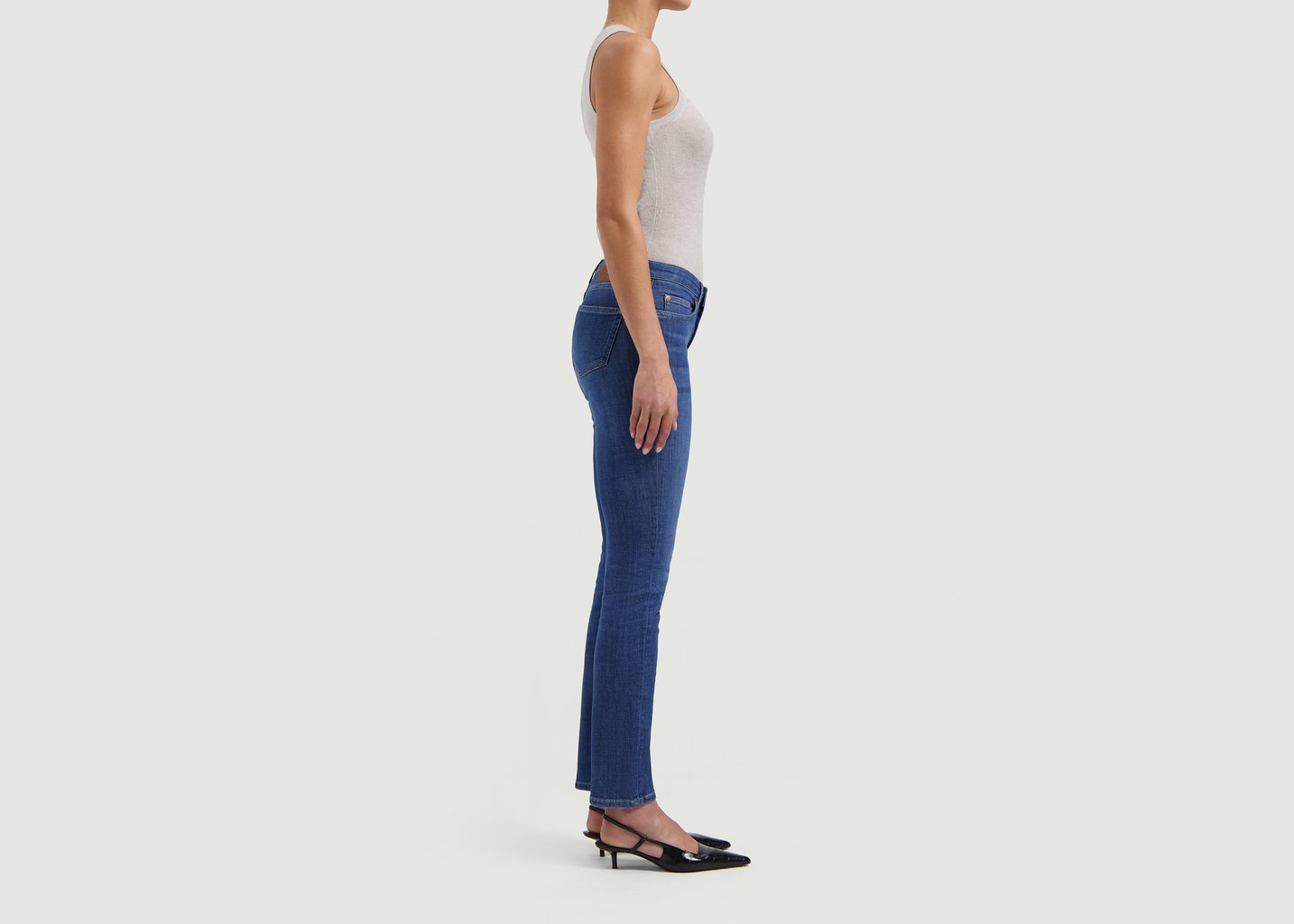 L'exception Jean Faye Low Slim Denim Mud Jeans