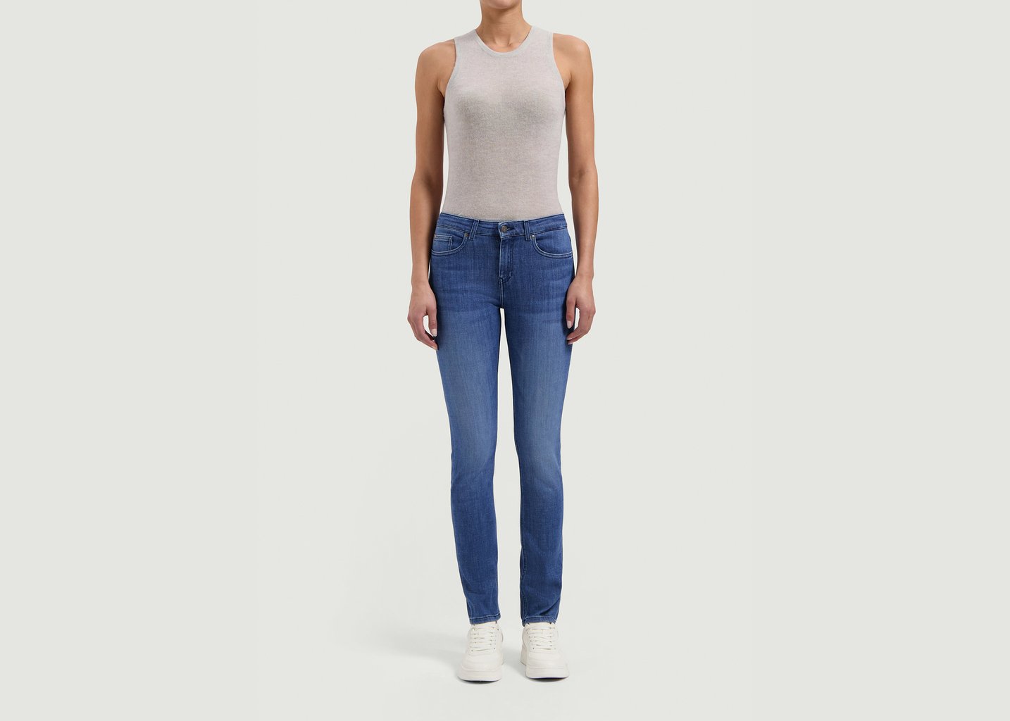 l'exception Jean Faye Low Slim Denim Mud Jeans