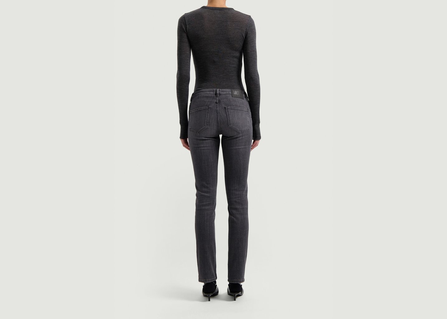 L'exception Jean Faye Low Slim Noir Mud Jeans