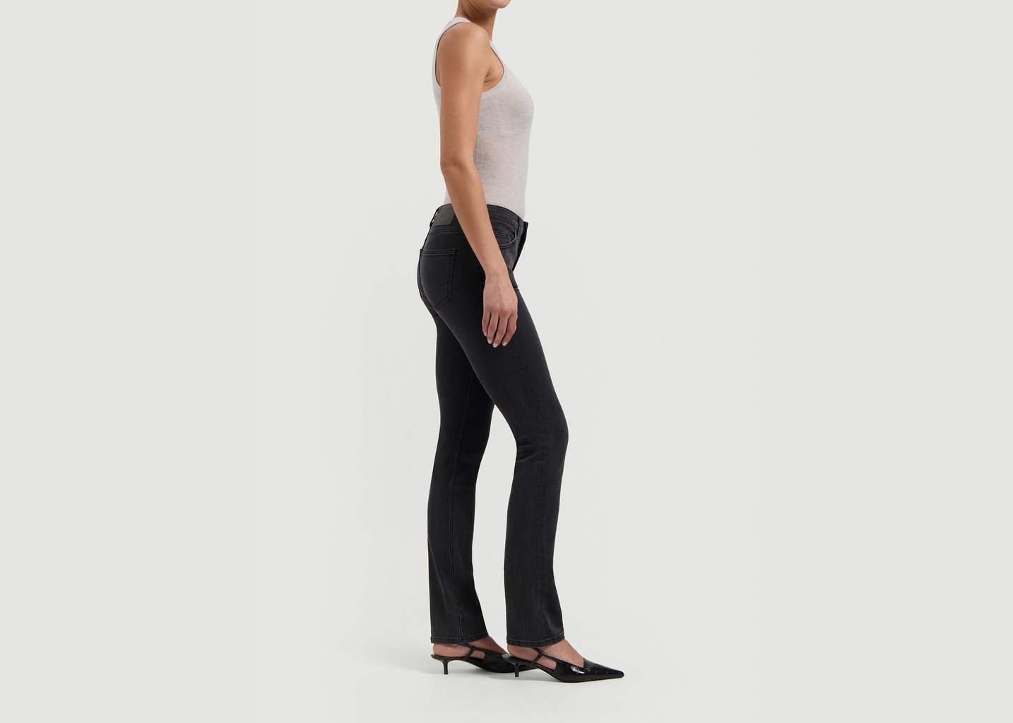 L'exception Jean Faye Low Slim Noir Mud Jeans