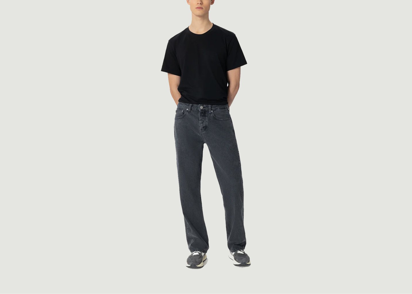L'exception Jean Loose James Anthracite Mud Jeans
