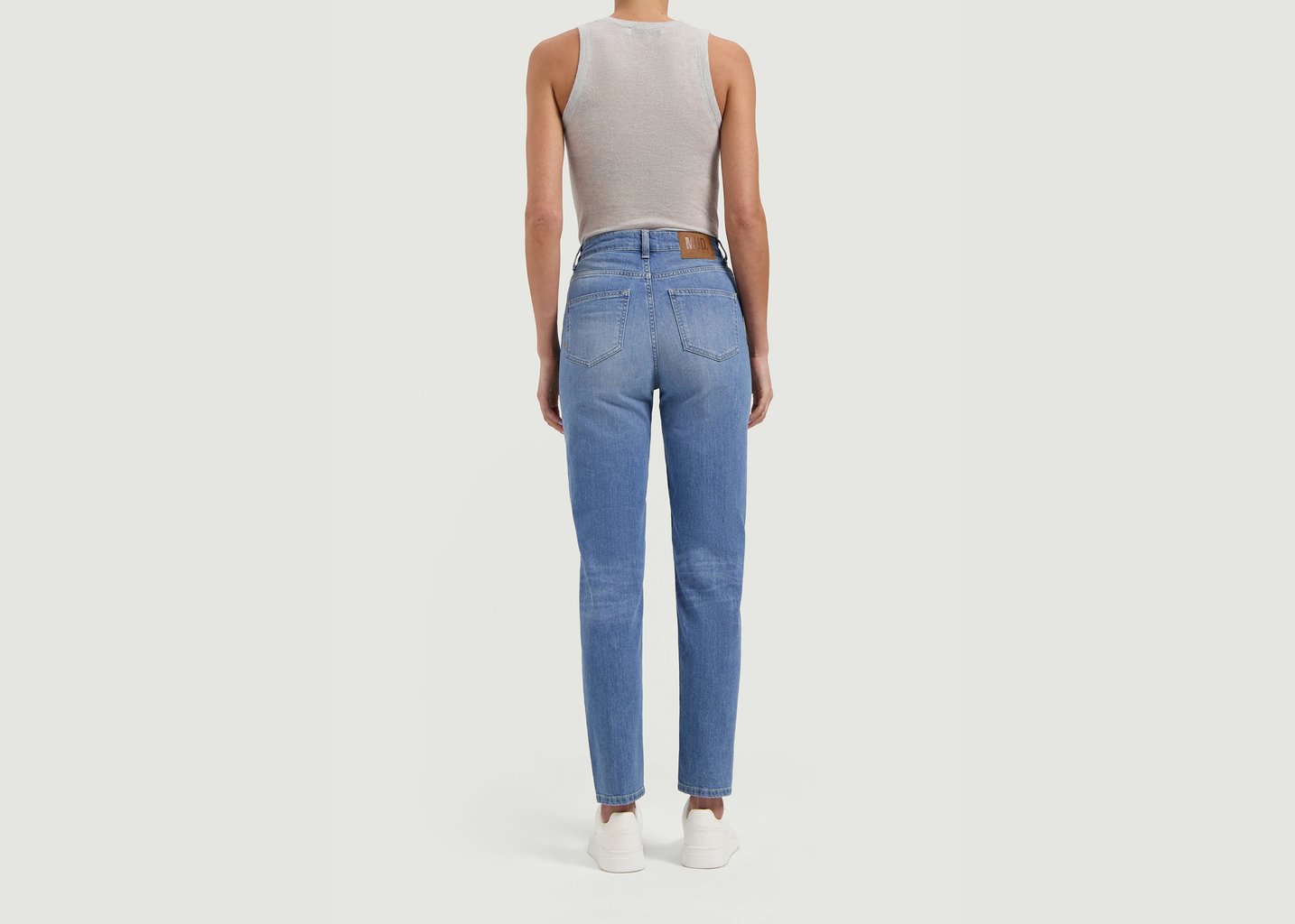 L'exception Jean Mams High Tapered Denim Mud Jeans