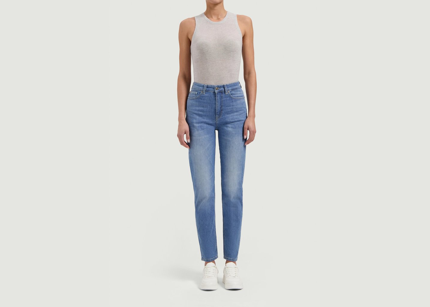 l'exception Jean Mams High Tapered Denim Mud Jeans