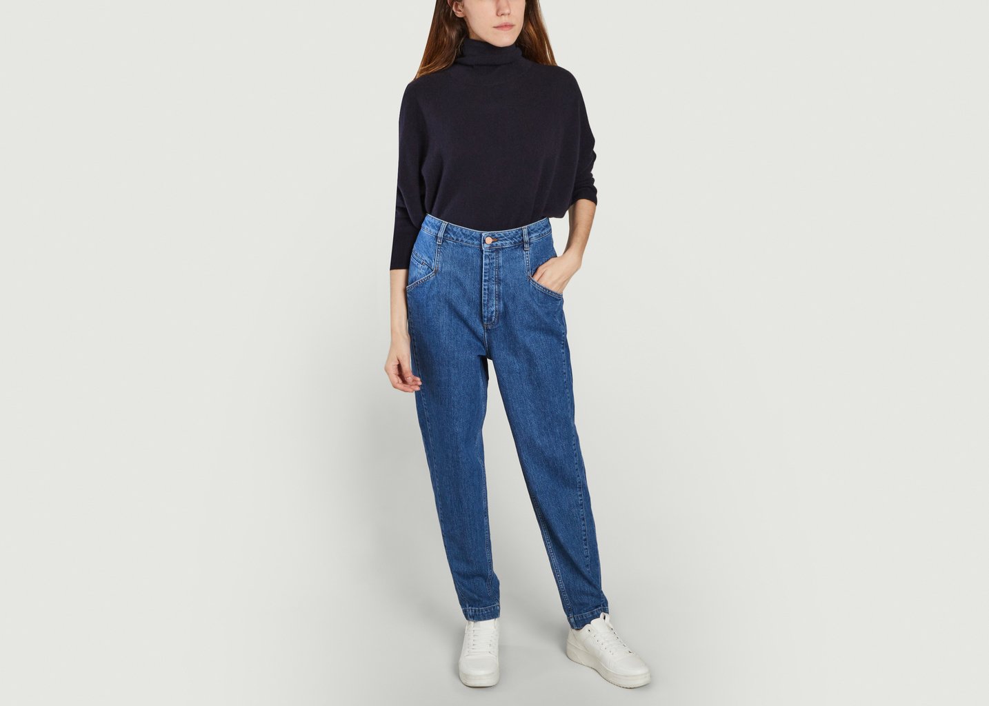 L'exception Jean Nicola Taille Haute Denim Reiko