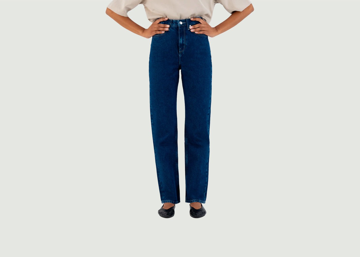L'exception Jean Relax Rose Indigo Mud Jeans