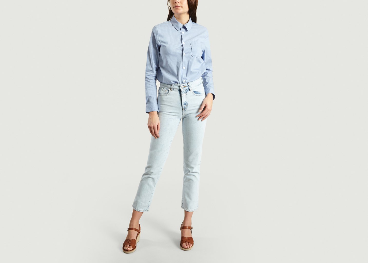 L'exception Jean Relaxed Fit Glow Azur Closed