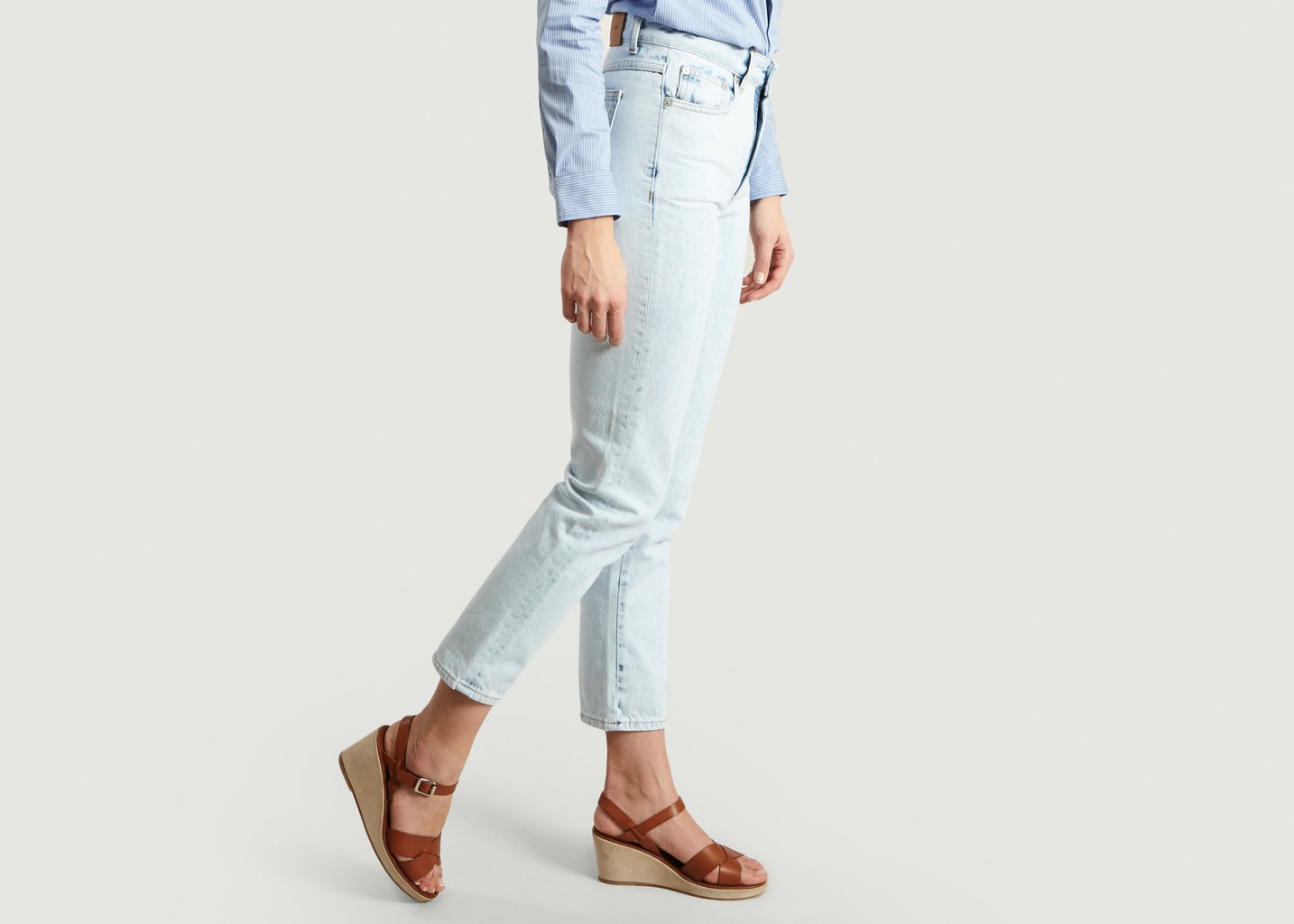 L'exception Jean Relaxed Fit Glow Azur Closed