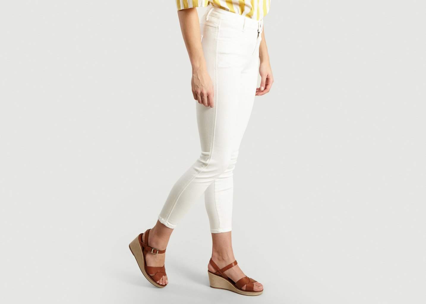 L'exception Jean Skinny Pusher Blanc Closed