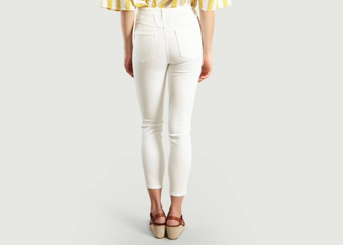 L'exception Jean Skinny Pusher Blanc Closed