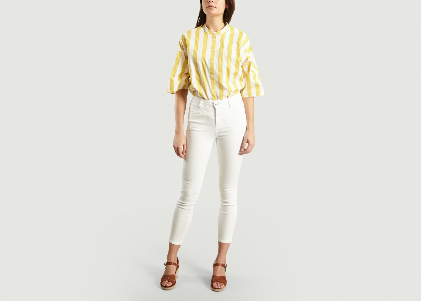 L'exception Jean Skinny Pusher Blanc Closed