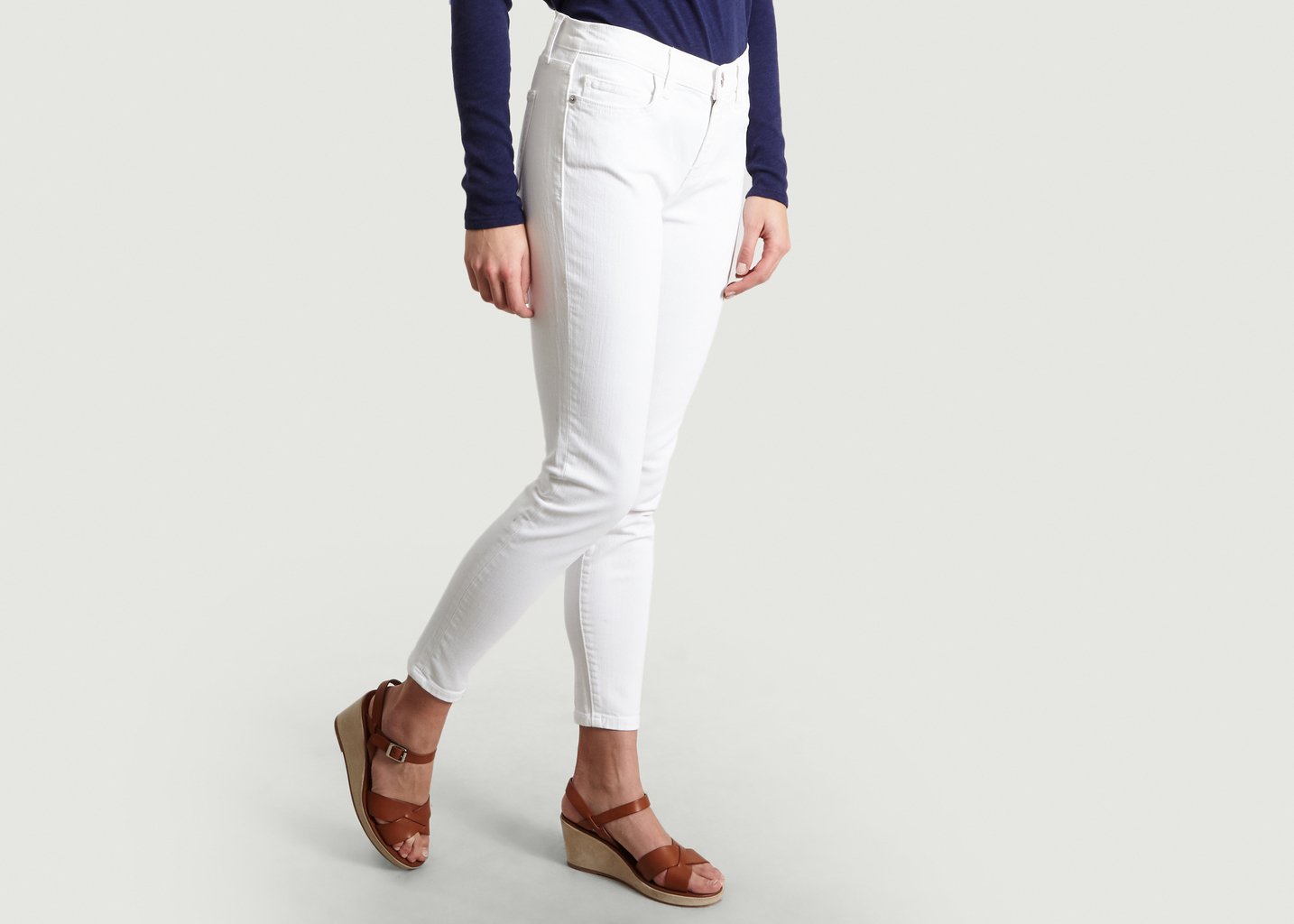 L'exception Jean Stiletto Blanc Current/Elliott