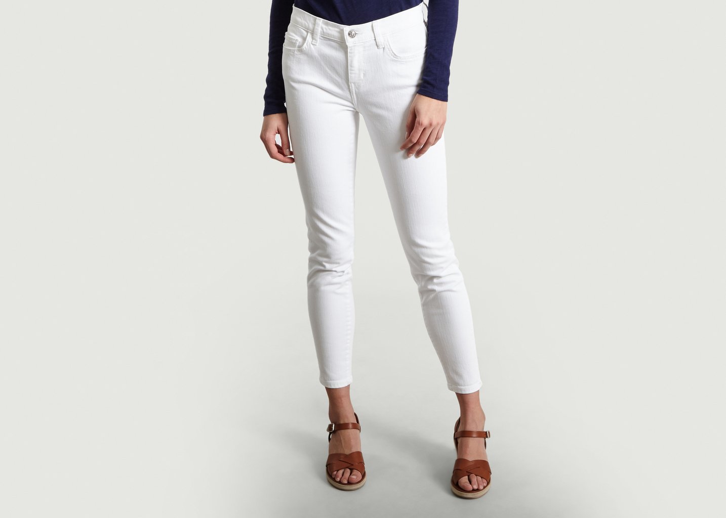 l'exception Jean Stiletto Blanc Current/Elliott
