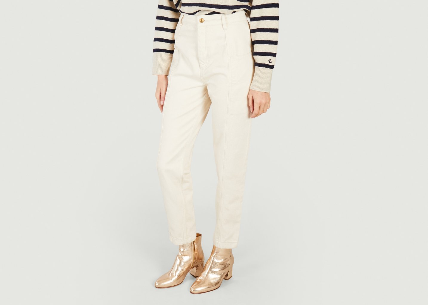 L'exception Jean Taille Haute Nora Ecru Reiko